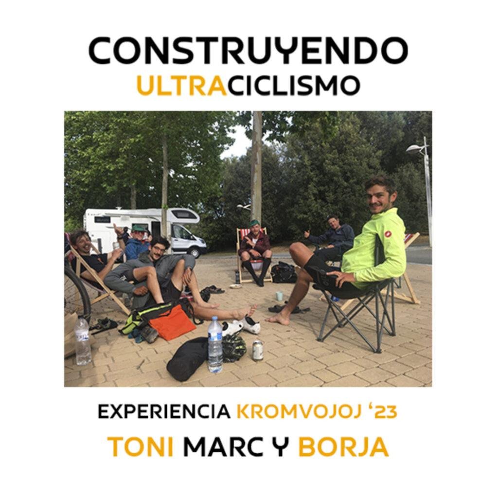 Portada del episodio: Nuestra experiencia en la Kromvojoj 2023, con Toni, Marc y Borja