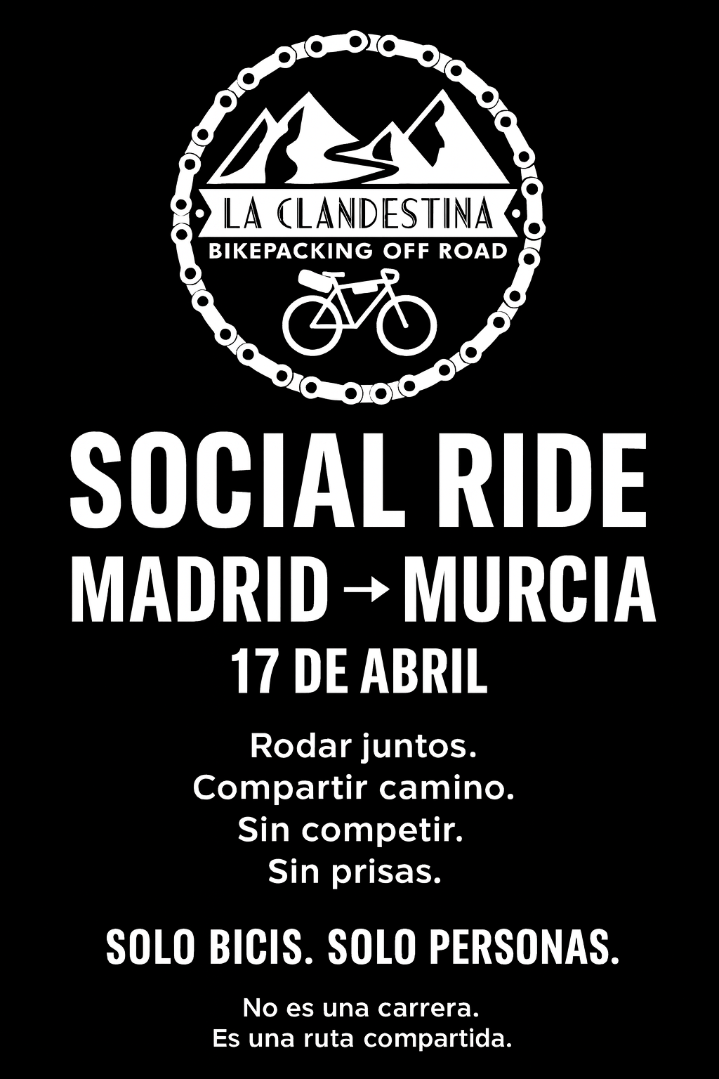 Madrid – Murcia Social Ride